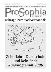 ProSophia 11-2005 Deckblatt